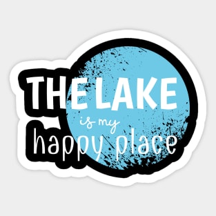 The Lake Is My Happy Place Sticker